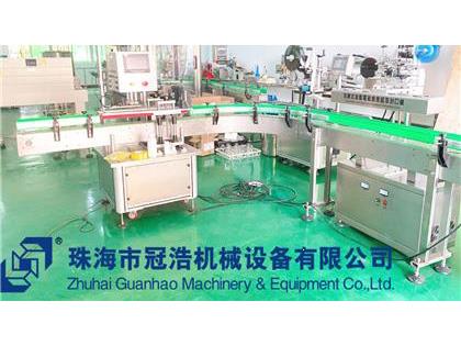 旋蓋機(jī)，鋁箔封口機(jī)，貼標(biāo)機(jī)，噴碼機(jī)，整套生產(chǎn)線已完成生產(chǎn)送貨至客戶公司